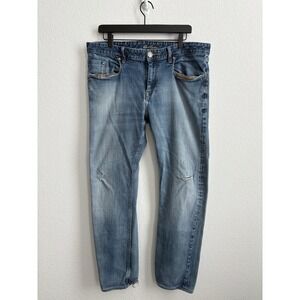 Robert Graham Slim Jim Men's 5 Pocket Denim Jeans Size 36